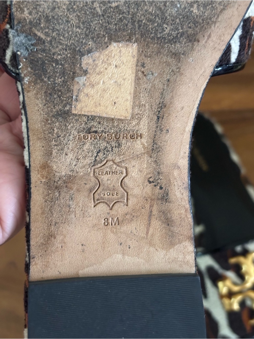 Tory Burch Eleanor Leopard print slides - Picture 5 of 8